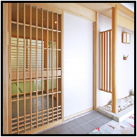 12 Mat Japanese room with private outdoor bath.